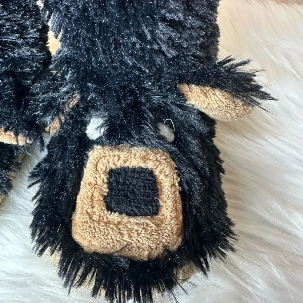 Hatley Brown Bear Slouch Slippers Size Large (11-12)